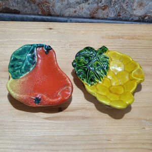 VTG Fruit Veg Serving Dish Bowl Italy Embossed